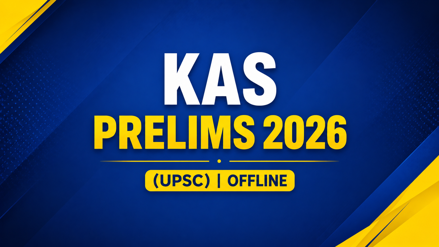 KAS PRELIMS 2026
